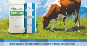 Заменитель цельного молока  Пролак и  Ravimilk